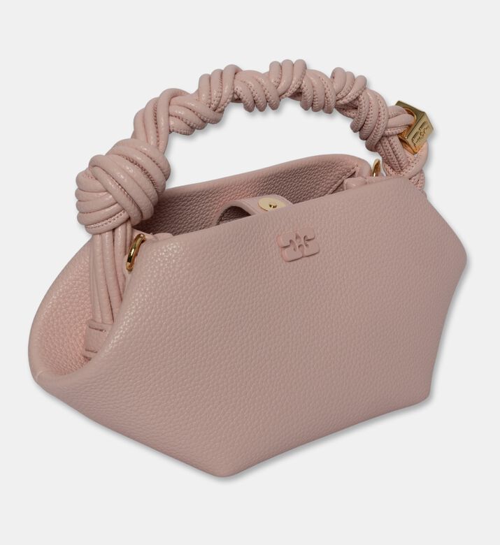 Ganni Twisted-rope Top Handle Gold-tone Logo Cube Bag, Packshot View