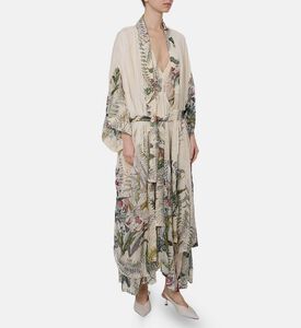 All-over Floral Pattern Kimono