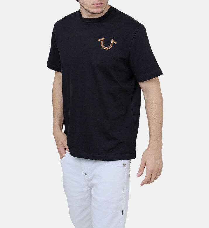 Embroidered Rainbow Stitch T-shirt