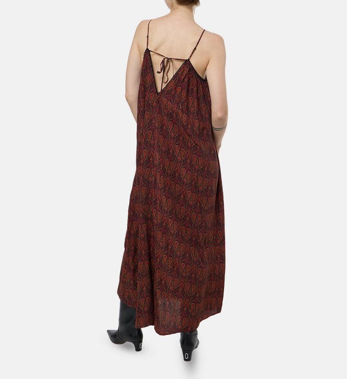 Zadig et Voltaire All-over Print V-neck Sleeveless Dress, Model View