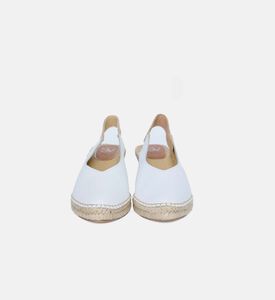 حذاء بسير مفتوح من الخلف ويدج سادة