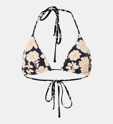 Ink Cheeta Alana Triangle Bikini Top