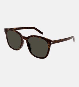Acetate Square Tortoiseshell Frame Sunglasses 56