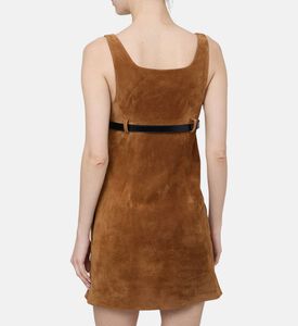 Sleeveless Suede Dress