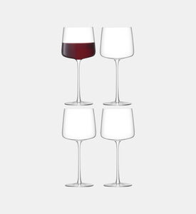 Metropolitan Wine Glass 400ml Clear X 4 Metropolitan Wine Glass 400ml Clear X 4