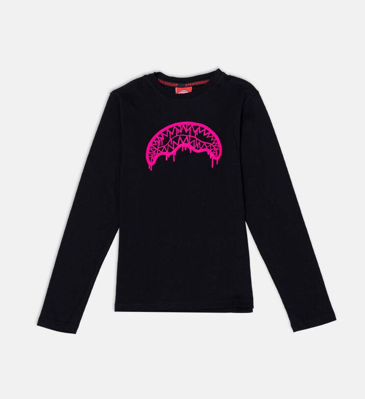 Sharkmouth Printed Long-sleeve Shirt
