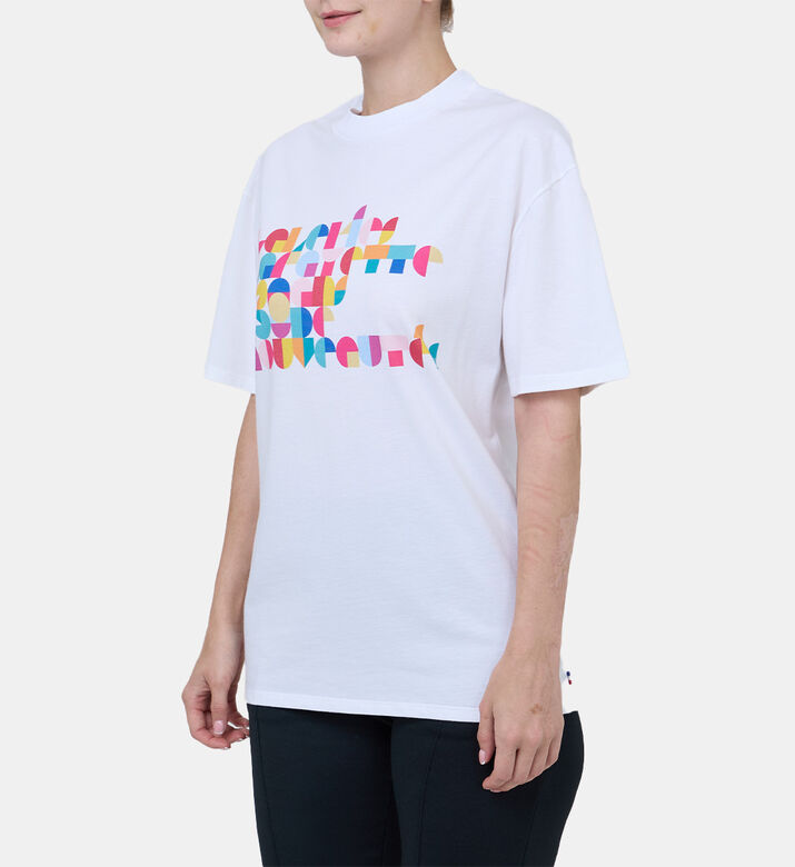 تيشيرت بياقة مستديرة بطبعة غرافيك