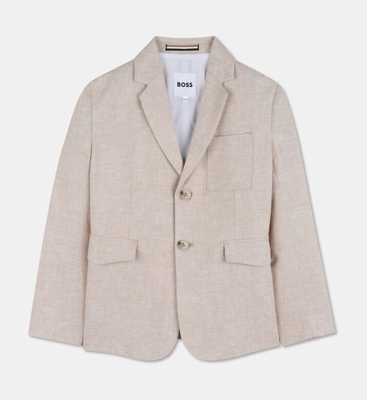 Boss Tailored Linen Suit Jacket, Packshot View