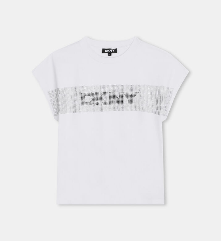 Organic Cotton Strass Illustration T-shirt