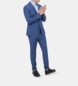 Single Breasted Wool Suit Blazer
