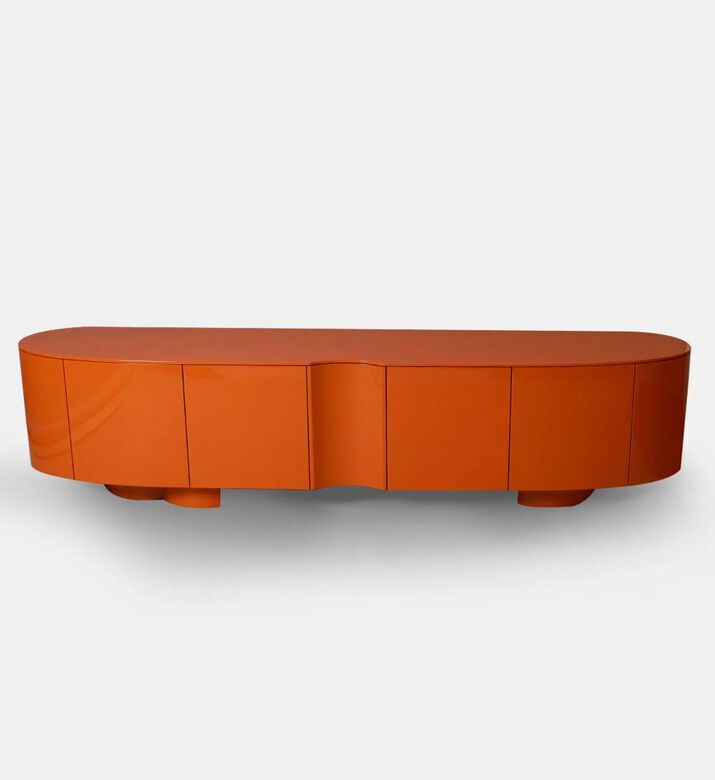 Home Deco and More Tokyo Tv Iron Unit, Orange, 220x50x51-cm, Packshot View