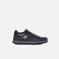 Fur Leather Slip-on Shoes