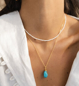 Ottoman Hands Colored Pendant Necklace, Packshot View