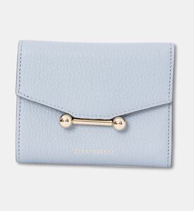 Strathberry Mosaic Trifold Card Slots Wallet, Blue, Packshot View