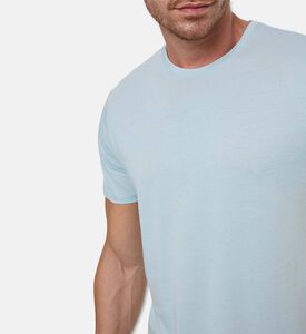 Vince Crewneck Long-sleeve Sweater, Light-blue, Xxl, Model View