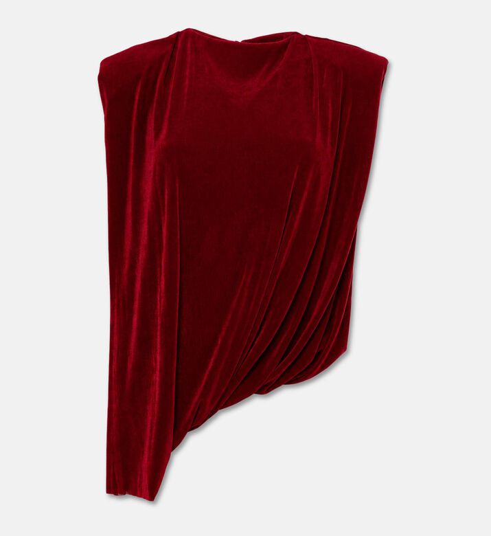 Camilla and Marc Asymmetric Draped Top, Packshot View