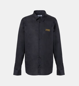 قميص قطني بأكمام طويلة