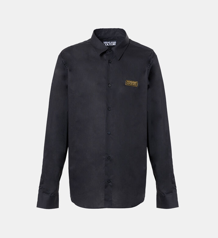 قميص قطني بأكمام طويلة