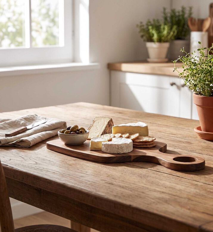 Estia Allure Acacia Wood Serving Board, Model View