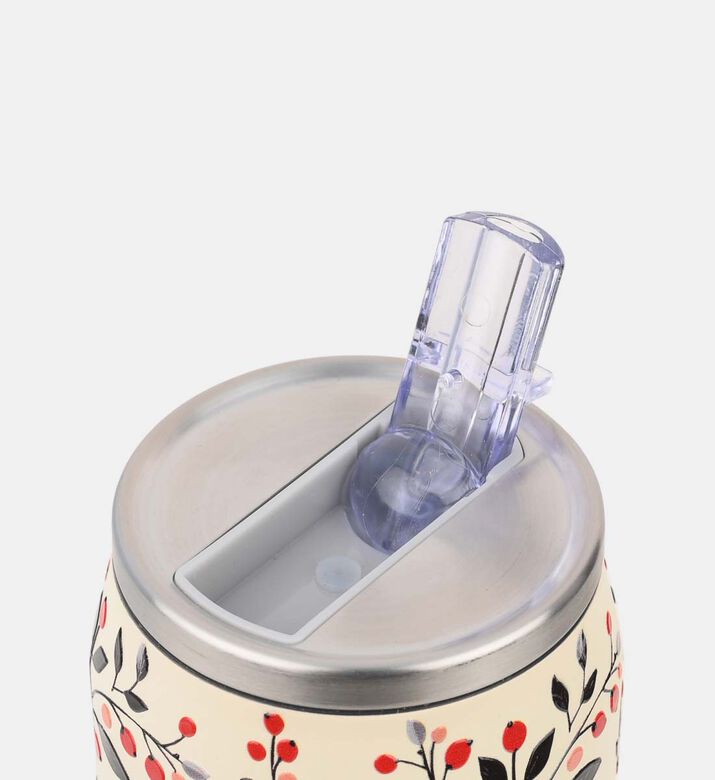 كوب سفر عازل للحرارة بيج بنقشة أزهار كوب سفر عازل للحرارة بيج بنقشة أزهار