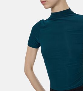 Ronny Kobo Round Neck Short-sleeve Bodysuit, Model View