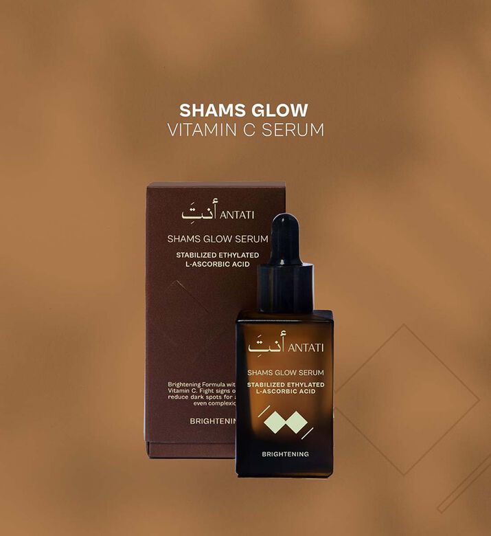 Antati Serum Shams Glow Vit-c, Packshot View Antati Serum Shams Glow Vit-c, Packshot View