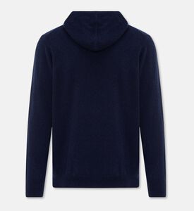 Carter and White Declan Cashmere Drawstring Hoodie, Navy, Xl, Packshot View