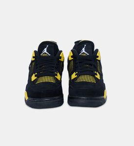 Air Jordan 4 Retro Thunder Leather Sneakers
