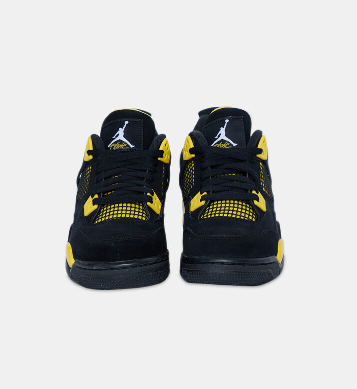 Air Jordan 4 Retro Thunder Leather Sneakers