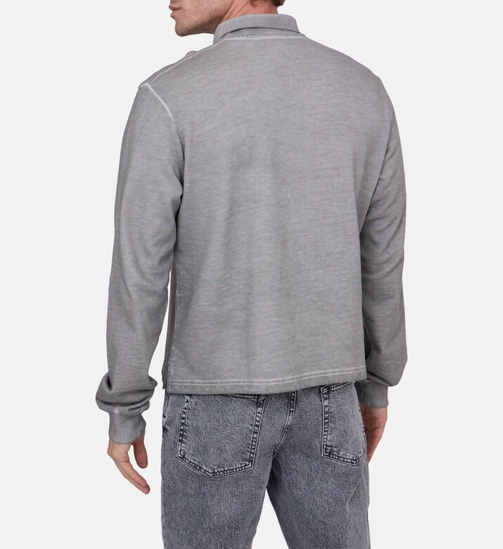 بولو سويت شيرت بشعار بشكل خاتم