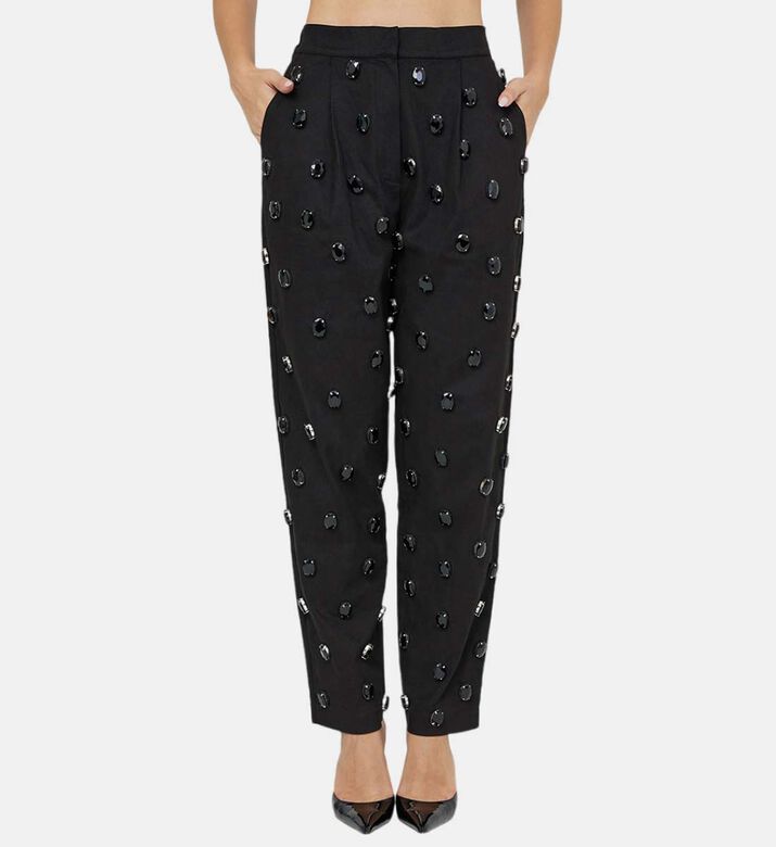 Swarovski Canvas Vegan Pants
