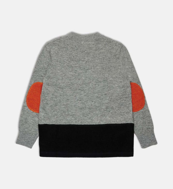 Color-block Knit Sweater