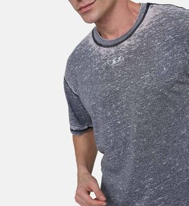 تيشيرت بياقة دائرية وقصة واسعة تي بوكست باك