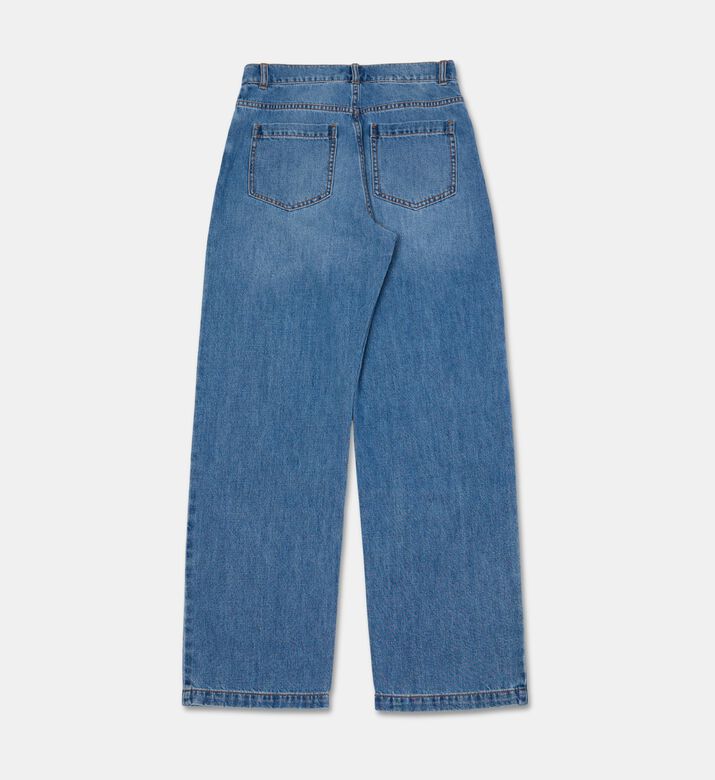 Moschino Kids Straight-leg Denim Trousers, Packshot View