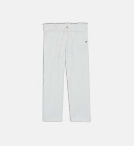 Bow-detail Regular-fit Pants