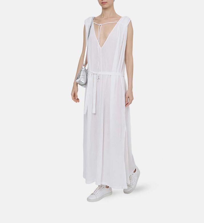 فستان ريماتي قطن بدون أكمام فستان ريماتي قطن بدون أكمام