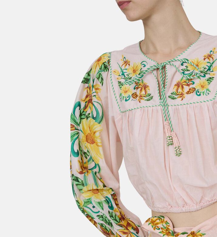 Floral Cropped Top