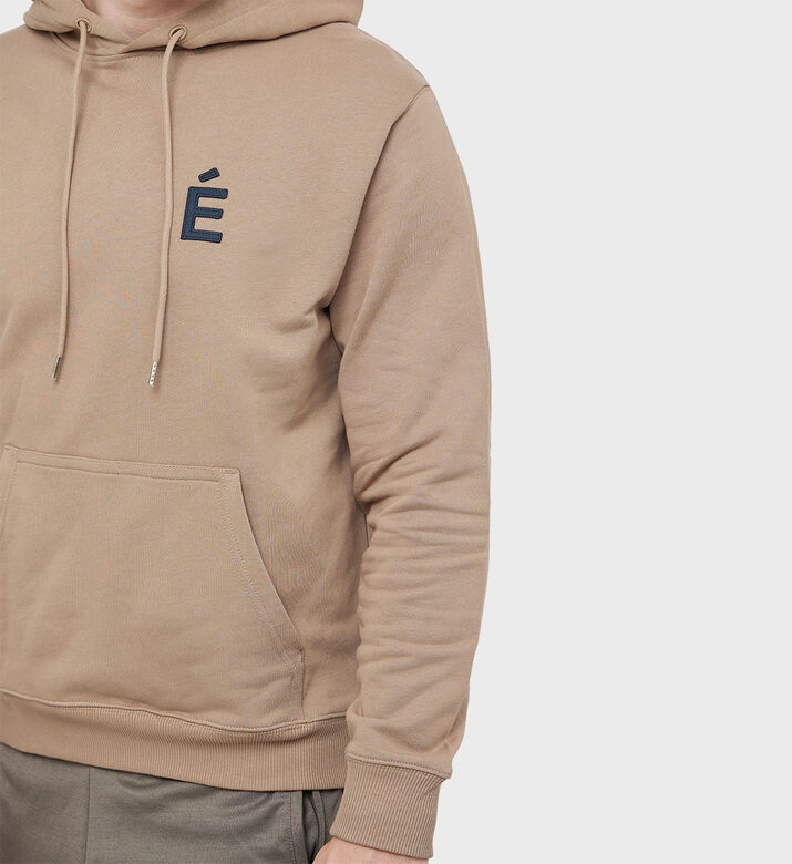 Klein Cotton Patch Hooded Sweatshirt