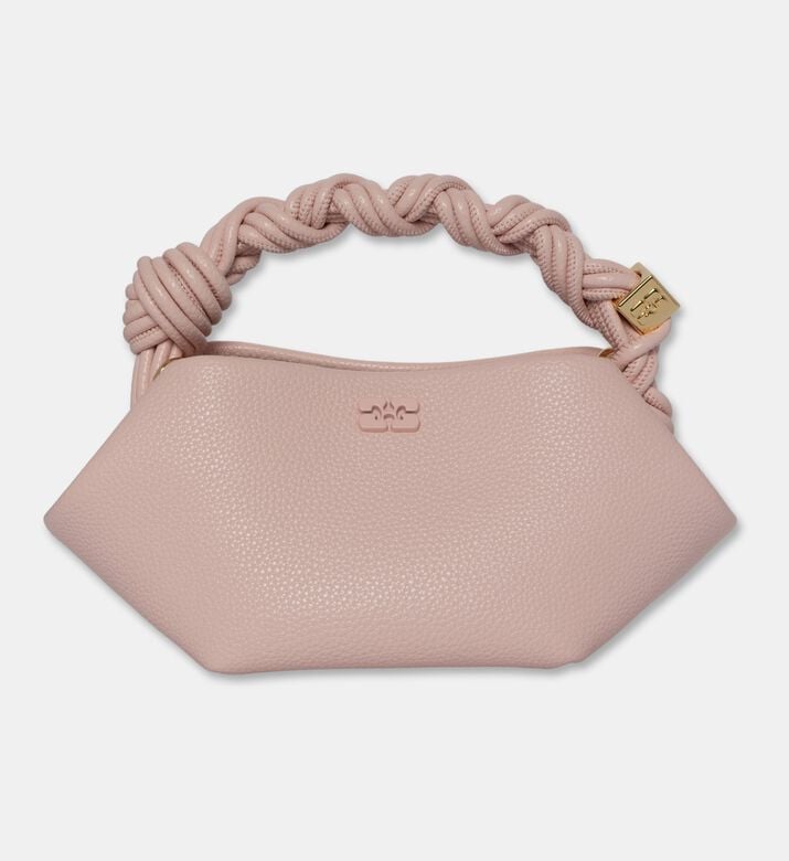 Ganni Twisted-rope Top Handle Gold-tone Logo Cube Bag, Packshot View