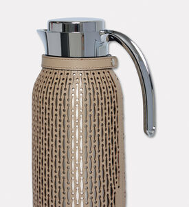 Pinetti Diana Leather Covered Carafe, Taupe, 1.5-l, Packshot View