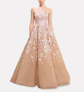 Michael Cinco Long Dress, Model View