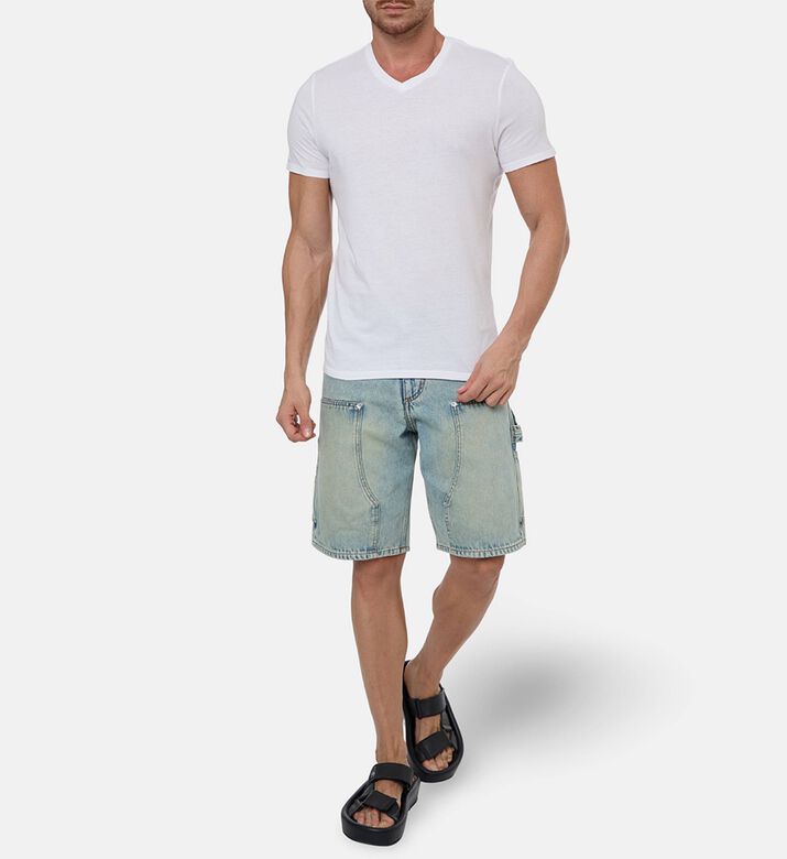 Galeries Lafayette Ts Mc Sishev, White, Xl, Model View