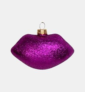Glittered Lips Ornament - 9.5 Cm Glittered Lips Ornament - 9.5 Cm