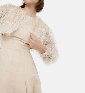 Swirling Shape Flared Dress