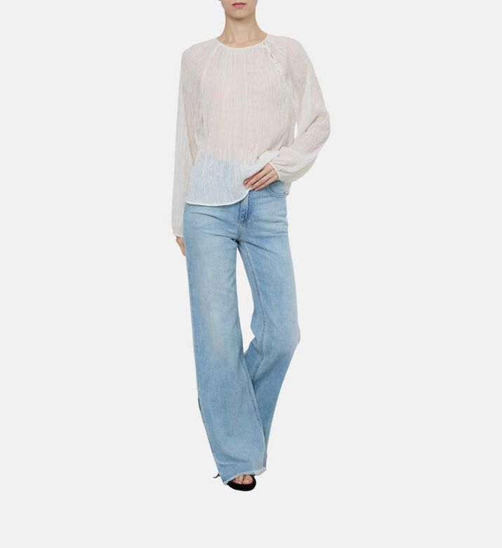 Wide-leg High-rise Jeans