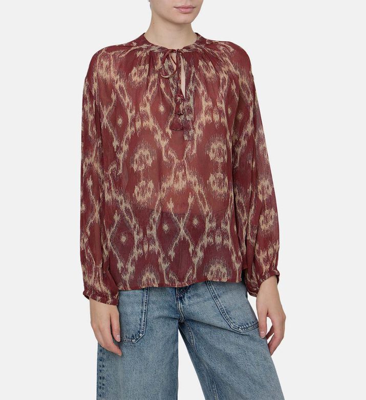 Menaelle All-over Print Blouse
