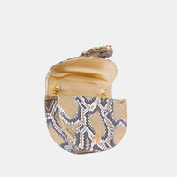 Mini Brigitte Python Shoulder Bag