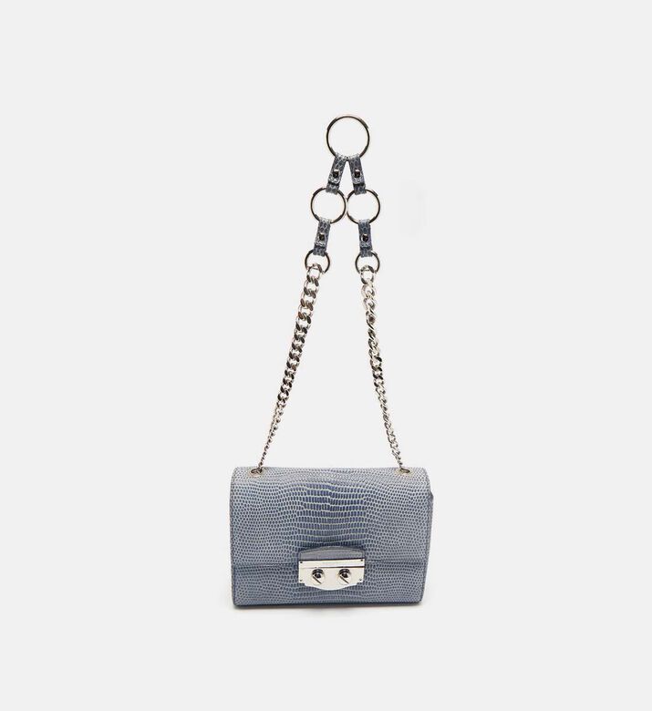 Yves Saint Laurent Lizard-embossed Le Sixieme Shoulder Bag Preowned