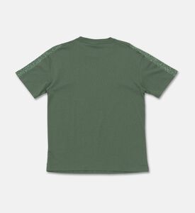 EA7 Cotton Short-sleeve Straight Hem T-shirt, Packshot View