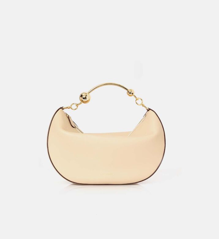 Strathberry Crescent Moon-shape Bag, Beige, Packshot View